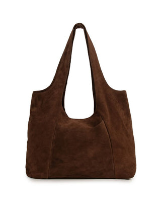 Bolsa Sac Camurça Adô Cor Marrom Café