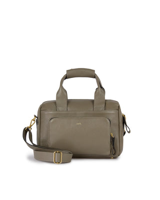 Bolsa Tutu Couro Adô Cor Cinza Fendi