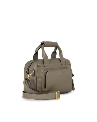 Bolsa Tutu Couro Adô Cor Cinza Fendi