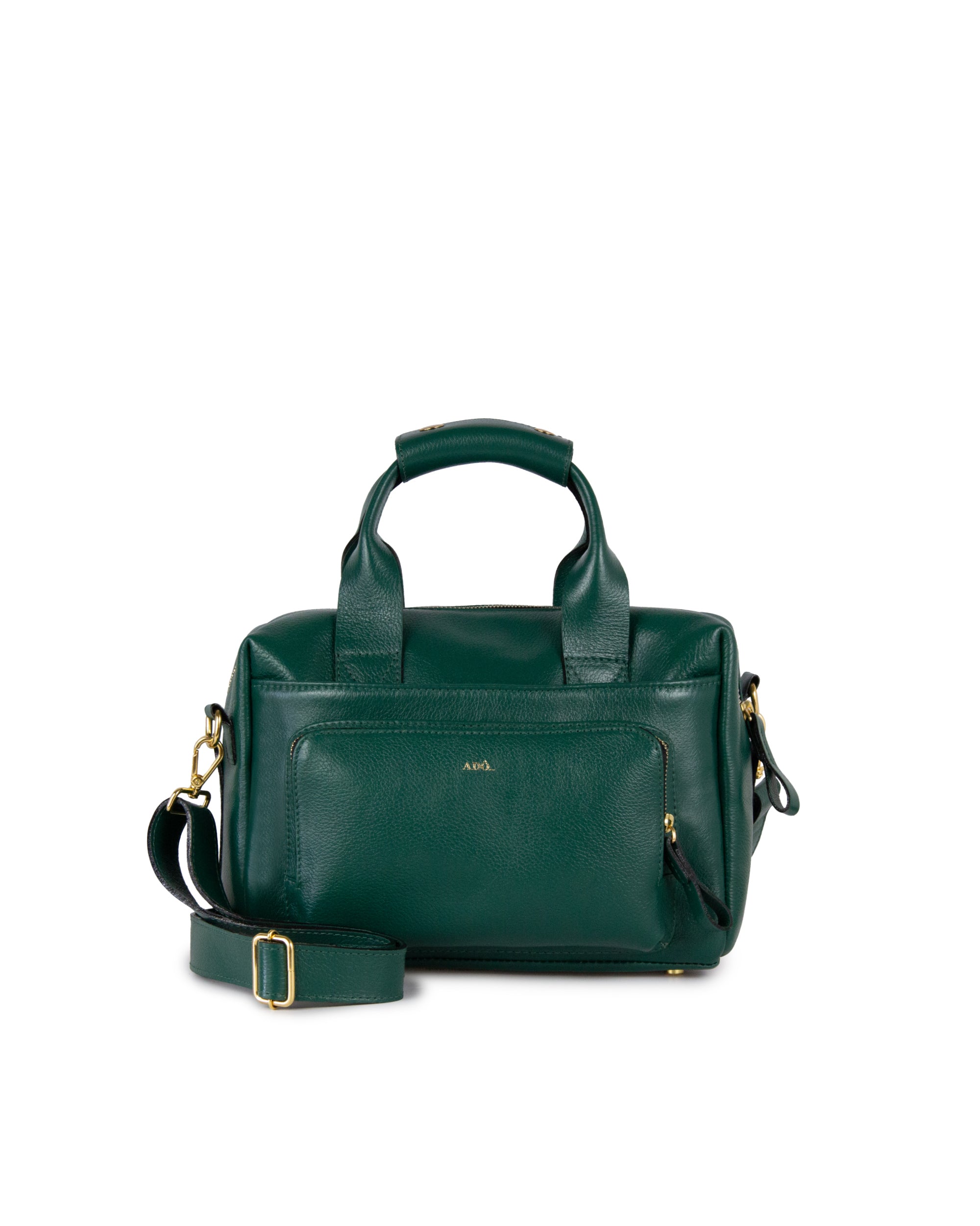 Bolsa Tutu Couro Adô Cor Verde Noturno