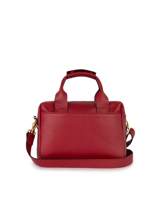Bolsa Tutu Couro Adô Cor Vermelho Rubi