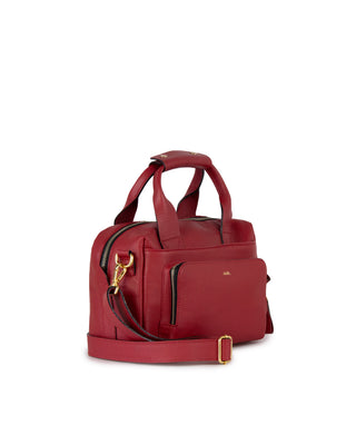 Bolsa Tutu Couro Adô Cor Vermelho Rubi