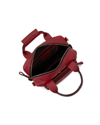 Bolsa Tutu Couro Adô Cor Vermelho Rubi