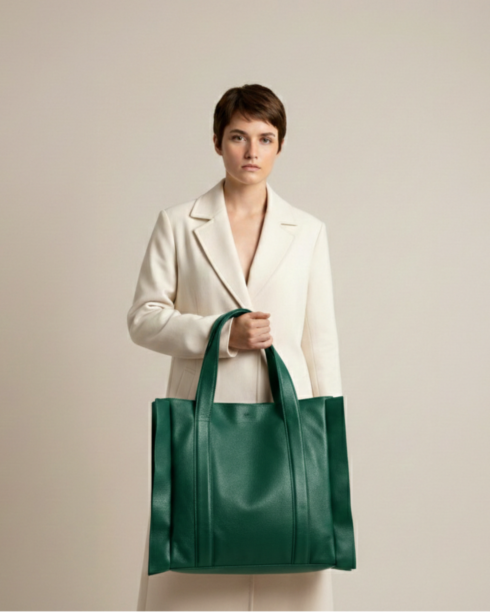 Bolsa Umbra Couro Adô Cor Verde Noturno