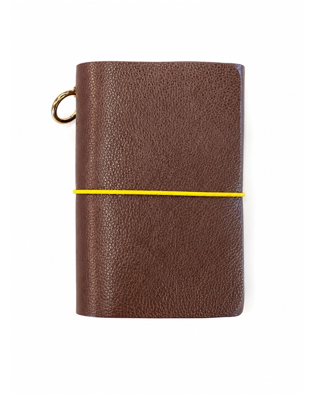 Caderno Journal A6 Couro Adô Cor Marrom Cacau