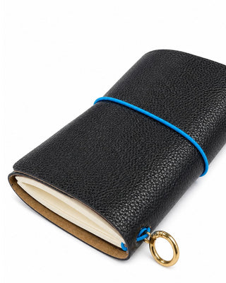 Caderno Journal A6 Couro Adô Cor Preto