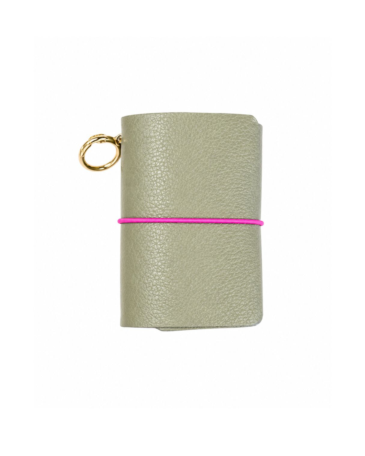 Caderno Journal A7 Couro Adô Cor Cinza Fendi