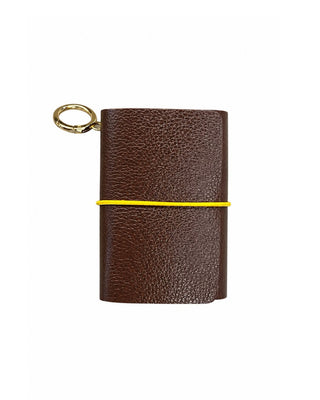 Caderno Journal A7 Couro Adô Cor Marrom Cacau