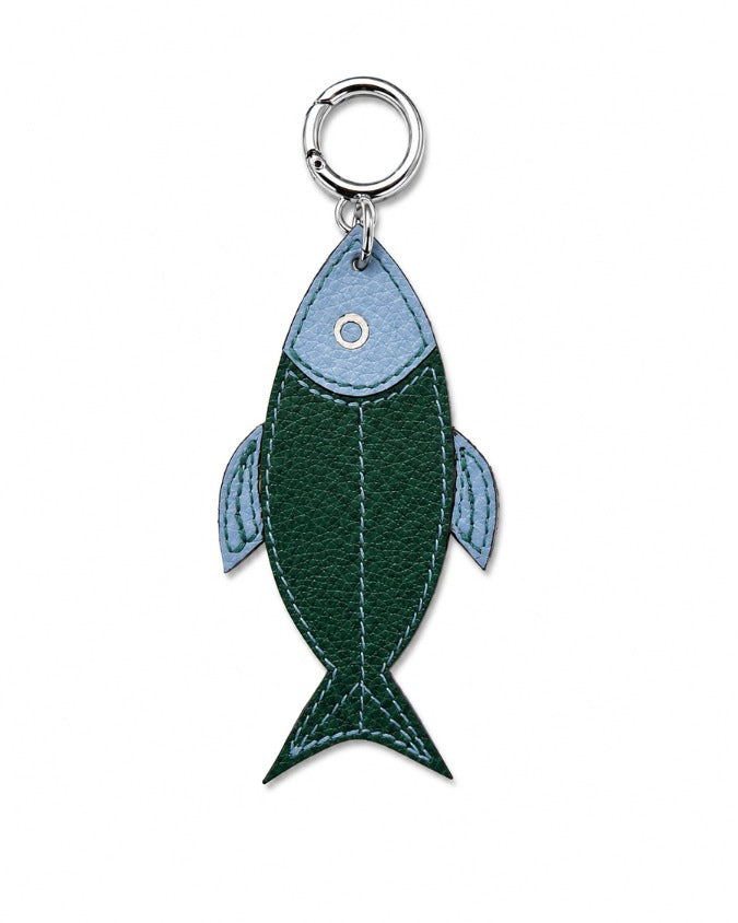 Chaveiro Signos Peixes em Couro Adô