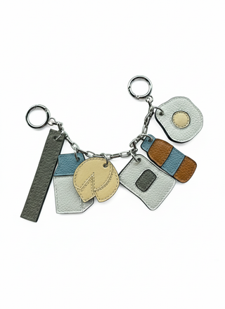 Chaveiro Receita Pao de Queijo Collab Made in Beaga Couro Adô