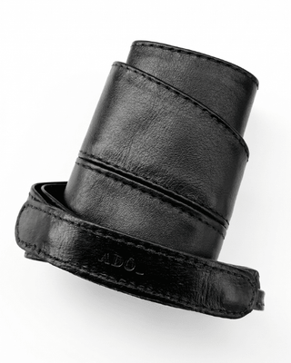 Cinto Obi Couro Adô Cor Preto - ADÔ