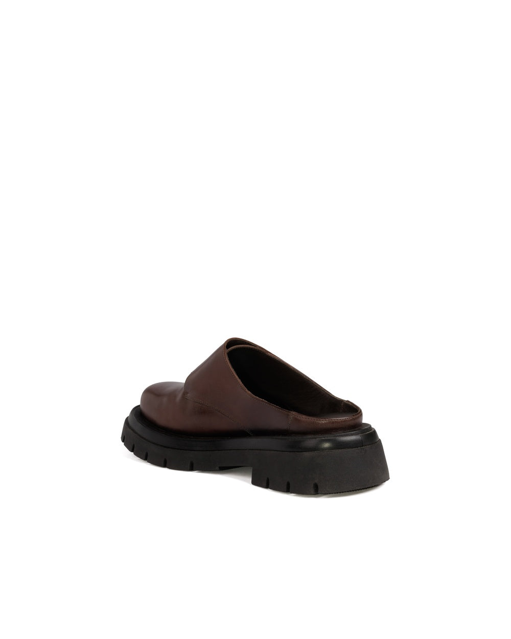 Clog Iris Couro Adô Cor Marrom Cacau