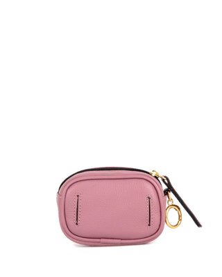 Mini Bag Charm Cla Couro Adô Cor Rosa Mauve