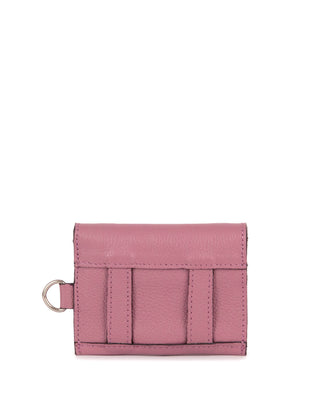 Mini Bolsa Cartucha Couro Adô Cor Rosa Mauve
