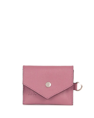 Mini Bolsa Cartucha Couro Adô Cor Rosa Mauve