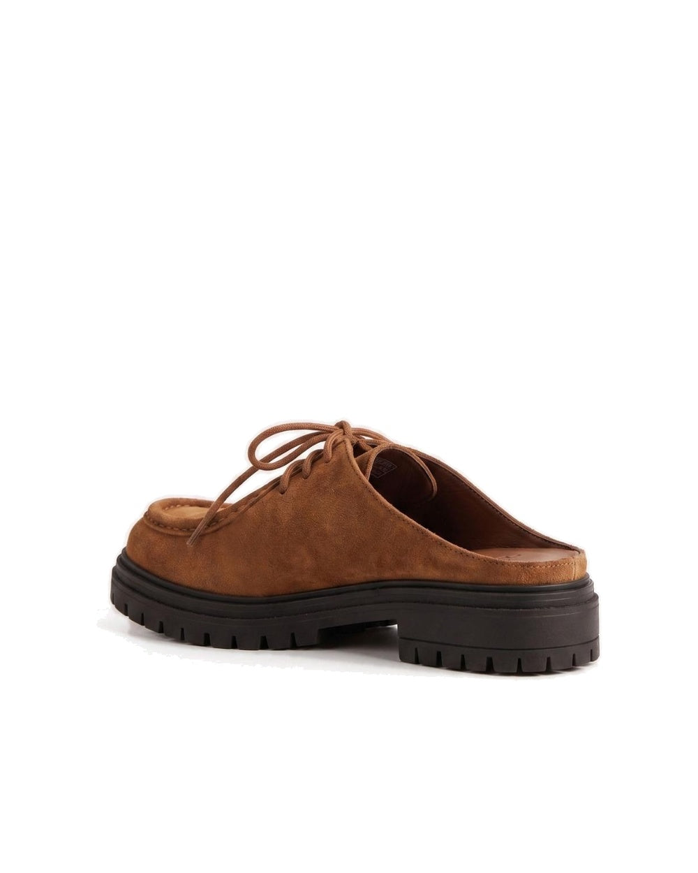 Mule Colette Camurça Adô Cor Marrom Whisky