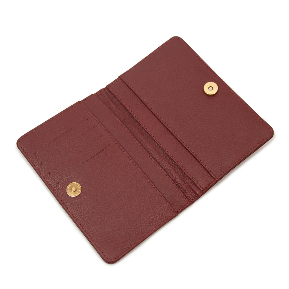 PORTA PASSAPORTE ADO COURO ADÔ COR FRAMBOESA