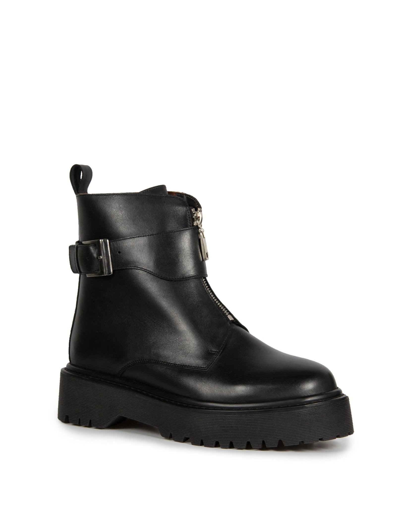 Bota Coturno Collab Lu Ferreira Couro Adô Cor Preto - ADÔ