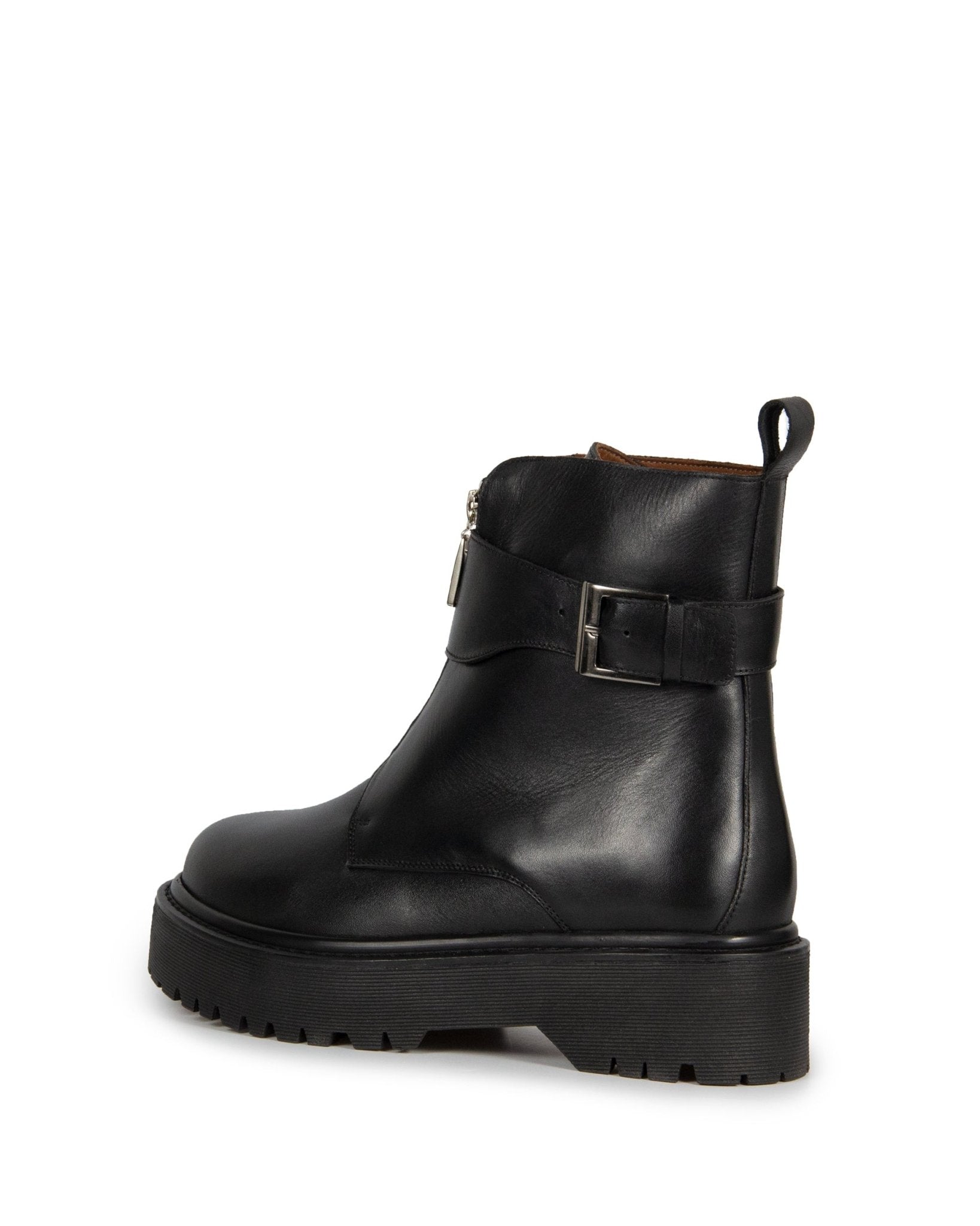 Bota Coturno Collab Lu Ferreira Couro Adô Cor Preto - ADÔ