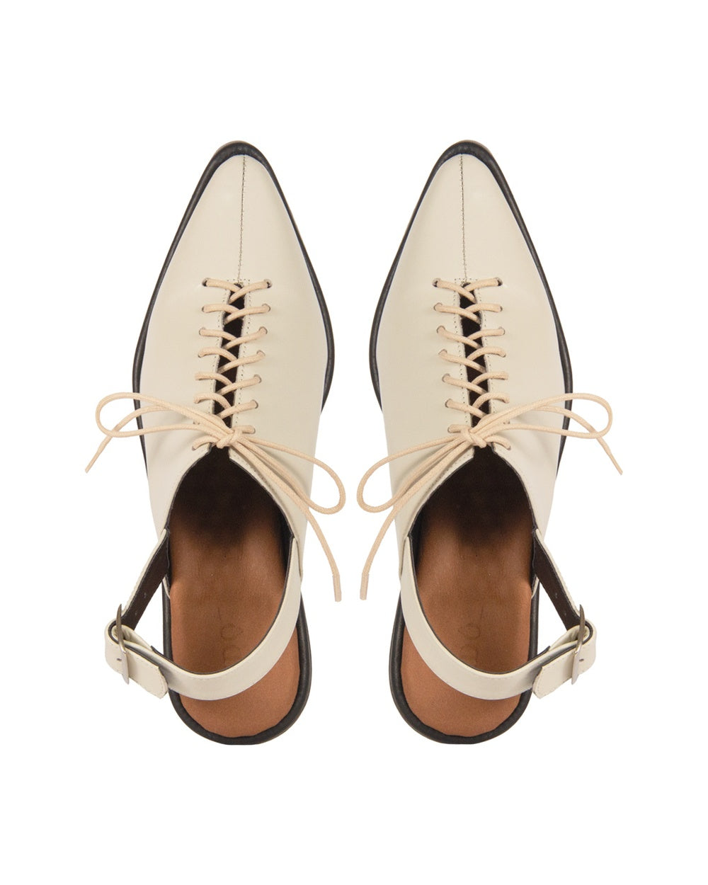 Sapato Berna Couro Adô Cor Off White